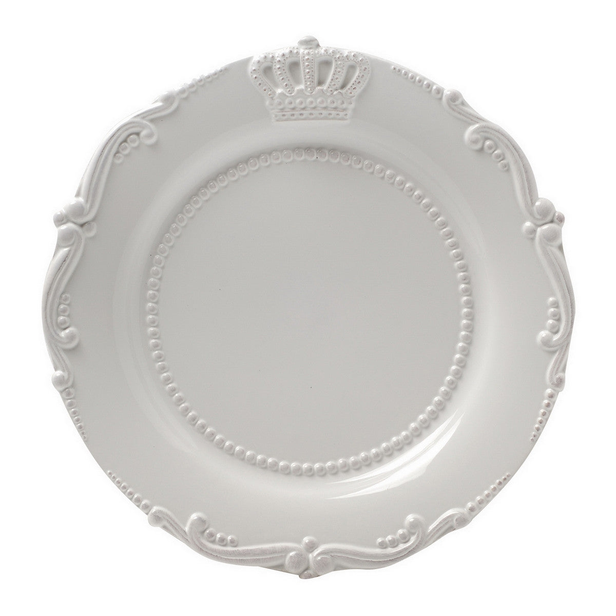 CERAMIC SIDE PLATE - LOIUS CROWN (24.1cm)
