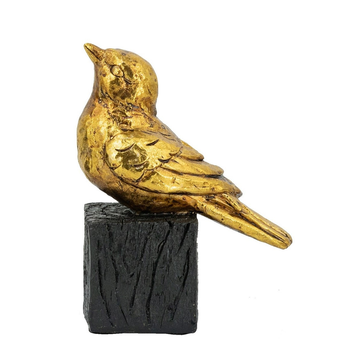 Ornament - BIRD ON STAND (11.5 x 6 x 15cm)