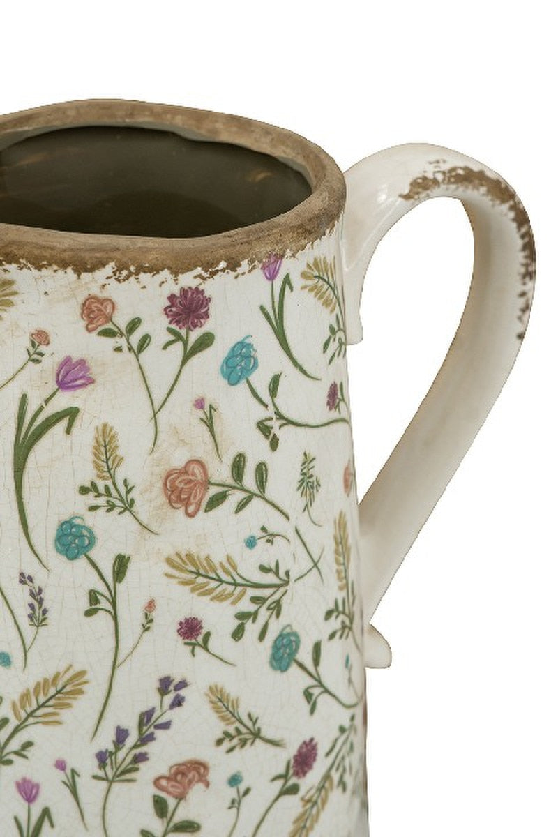 FLOWER PITCHER VASE (20.5 x 14.5 x 23cm)