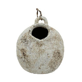 HAND PULLED DECORATIVE JUG WITH WIRE HANDLE (24.2 x 24.2 x 26cm)