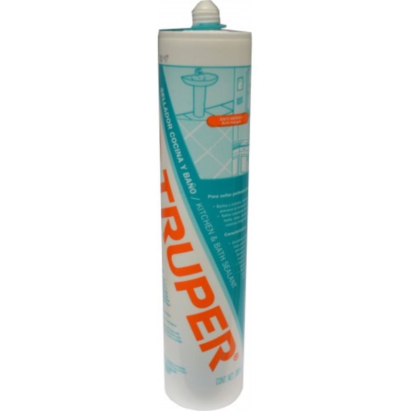 Silicone Sealant Truper Bathroom White 280ml