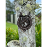 Door Knocker - Cast Iron Horseshoe 12 x 3 x 16cm (Set of 2)