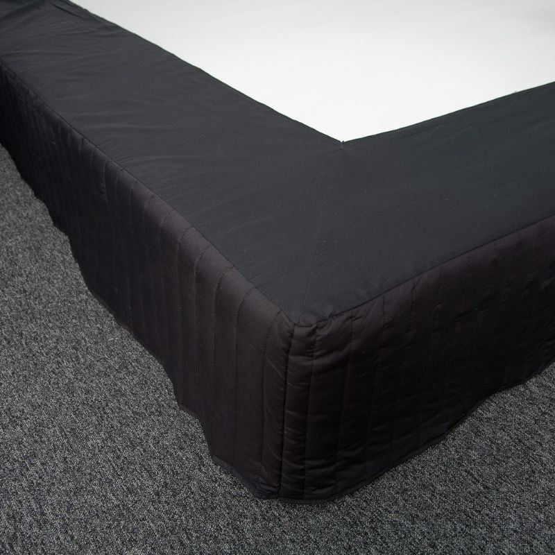 Padded Valance - Top Drawer Polycotton Double (Graphite)