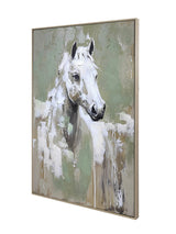 FRAMED CANVAS - Horse 80% HANDPAINTING (80 x 1.2m)
