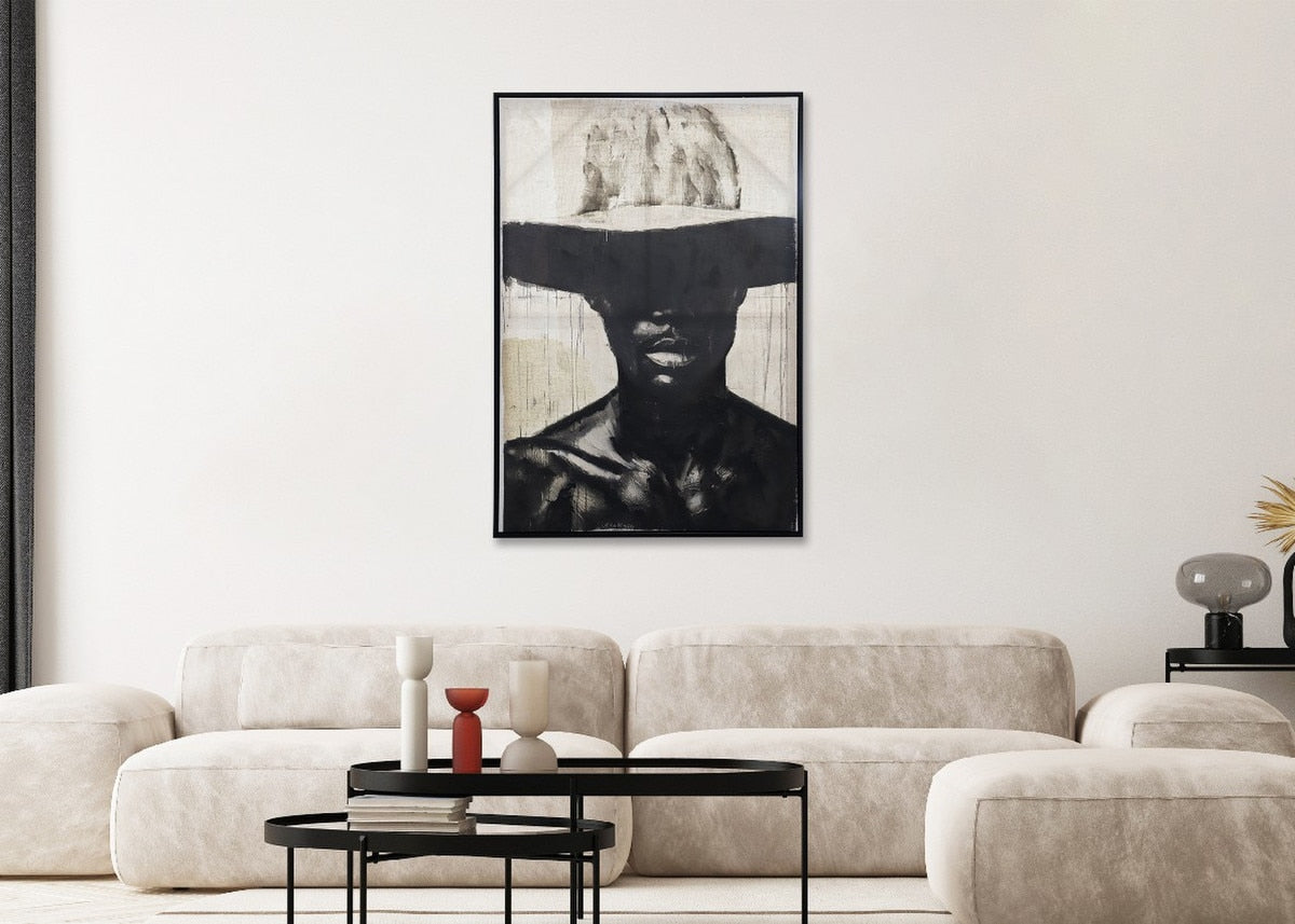 FRAMED CANVAS 100% HANDPAINTING (80 x 1.2m)