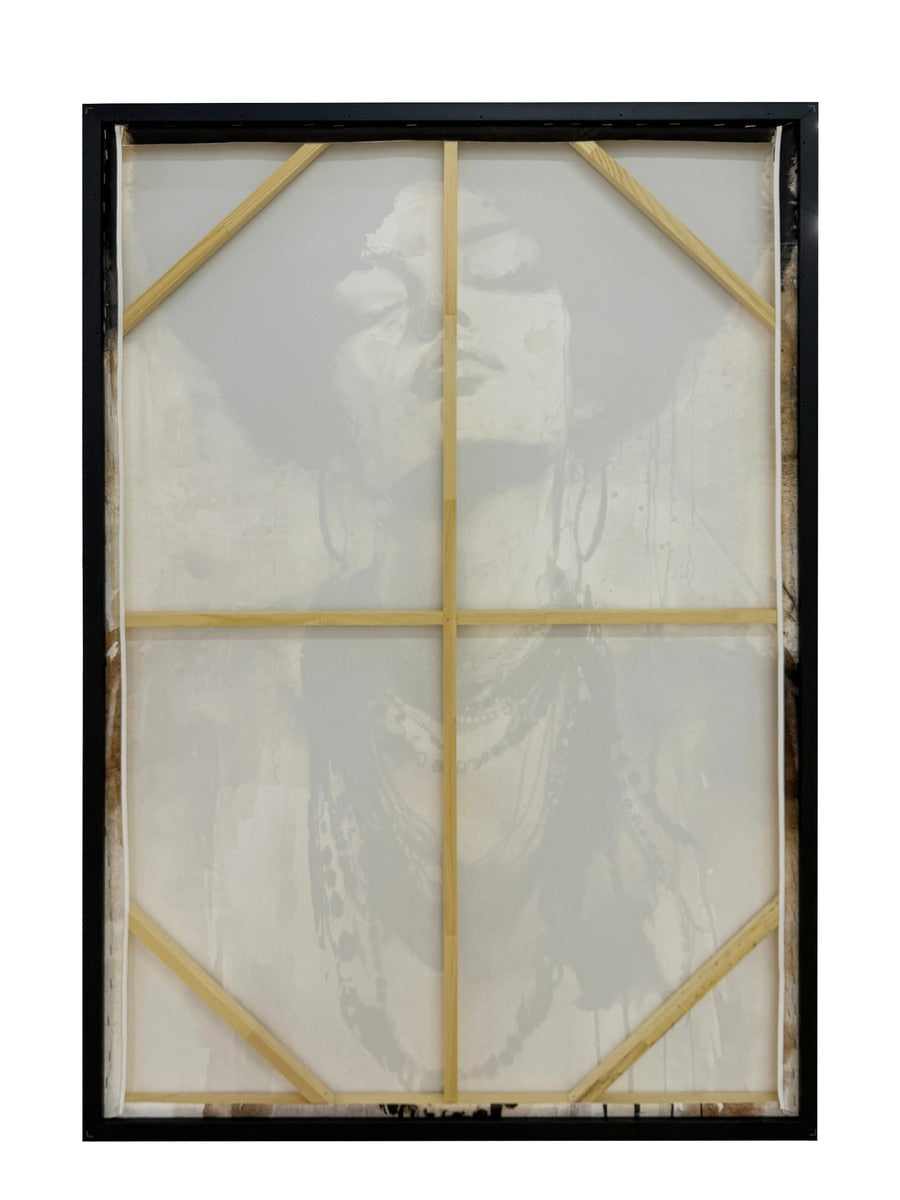 FRAMED CANVAS - Timeless 80% HANDPAINTING (80 x 1.2m)