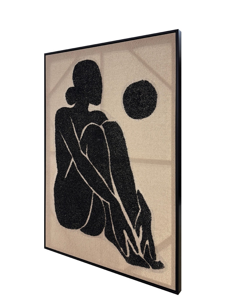 FRAMED CANVAS - Timeless 2 80% HANDPAINTING (80 x 1.2m)