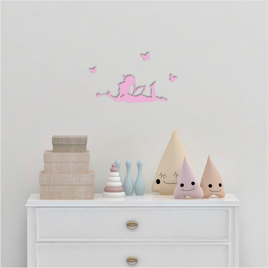Wall Art - Tinkerbell 7 with Butterflies