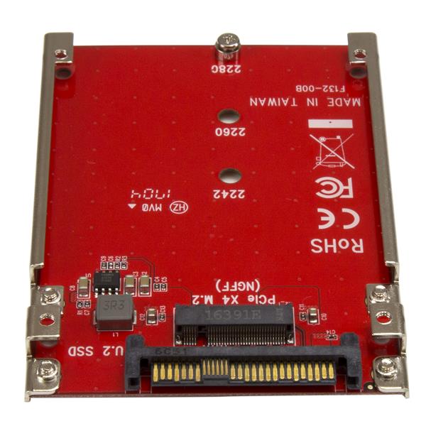 M.2 Drive to U.2 (SFF-8639) Host Adapter for M.2 PCIe NVMe SSDs