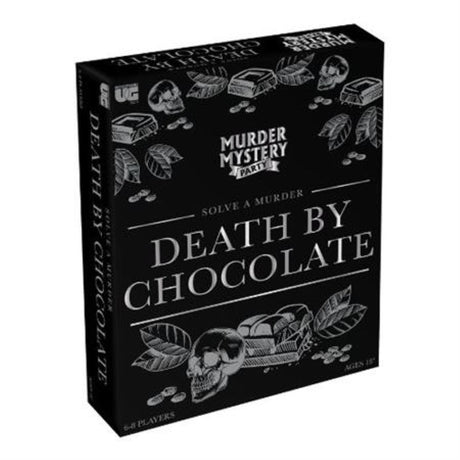 Murder Mystery game set in 1900 Paris, featuring a chocolate-themed death and roles for 5-7 players to solve the crime.