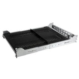 2U Adjustable Mount Depth Vented Sliding Rack Shelf w/ Cable Mgmt - 50lbs/22.7kg