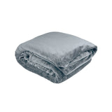 Super King Ultraplush Blanket Steel Blue- Bambury
