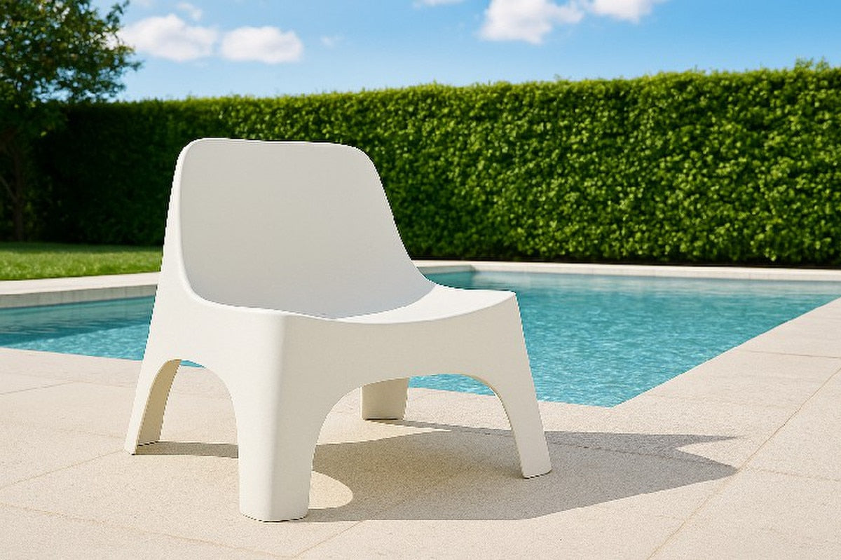OUTDOOR RELAX CHAIR - WHITE