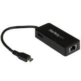 USB-C to Gigabit Network Adapter with Extra USB 3.0 Port