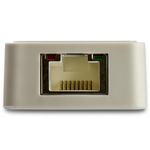 USB 3.1 USB-C Ethernet Adapter with Extra USB Port - White