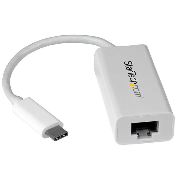USB-C to Gigabit Network Adapter - White