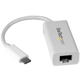 USB-C to Gigabit Network Adapter - White