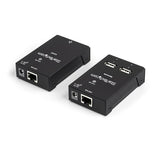 4 Port USB 2.0 extender over Cat5/Cat6, connects devices up to 165ft, user-friendly design for home and office productivity.