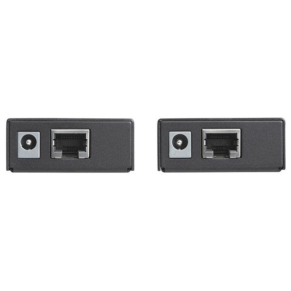 4-port USB 2.0 extender over Cat5/Cat6, extends connectivity up to 165ft for devices like printers and hard drives.