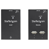4 Port USB 2.0 Over  Cat5 or Cat6 Extender - up to 165ft (50m)