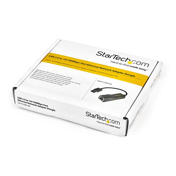 USB 2.0 to 10/100 Mbps Ethernet Network Adapter Dongle