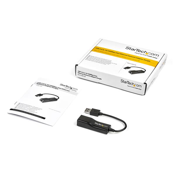 USB 2.0 to 10/100 Mbps Ethernet Network Adapter Dongle