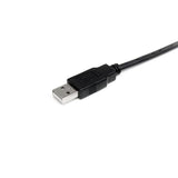 1m USB 2.0 A to A cable with male connectors for reliable PC and peripheral connections, ensuring optimal data transfer.