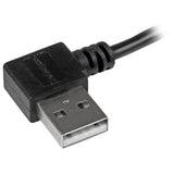 Micro-USB Cable with Right-Angled Connectors - M/M - 1m (3ft)