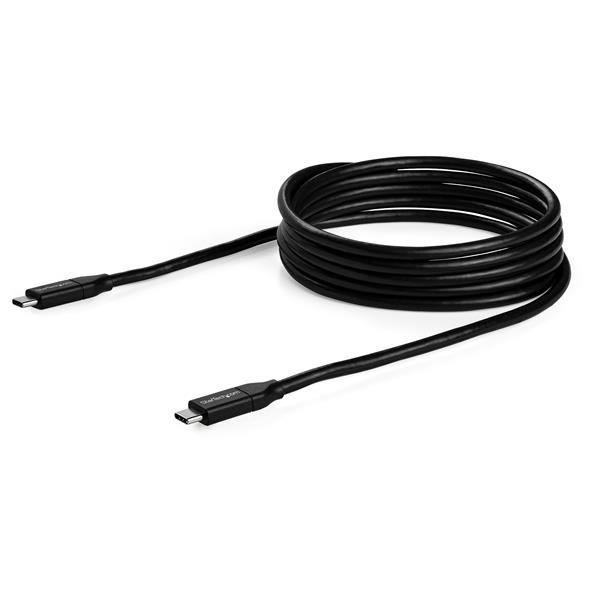 USB-C to USB-C Cable w/ 5A PD - M/M - 2 m (6 ft.) - USB 2.0 - USB-IF Certified