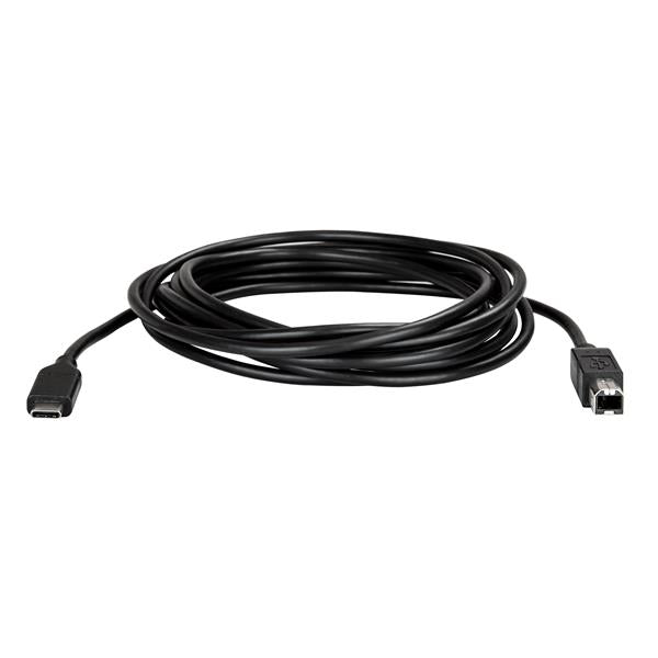 USB-C to USB-B printer cable, 3m long, ideal for connecting USB Type-C devices to printers and scanners for efficient printing.