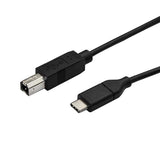 High-quality 3m USB-C to USB-B printer cable for seamless connectivity with printers, scanners, and external drives.