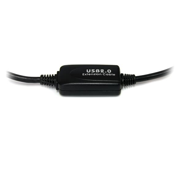 9m/30' Active USB 2.0 A to B Cable - M/M - Black
