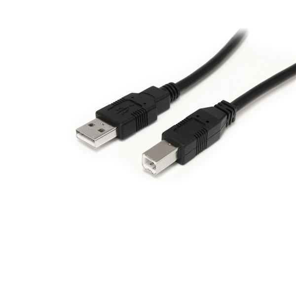 9m/30' Active USB 2.0 A to B Cable - M/M - Black