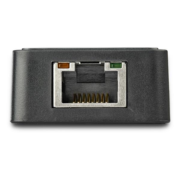 USB 3.0 to Gigabit Ethernet Adapter NIC w/ USB Port - Black