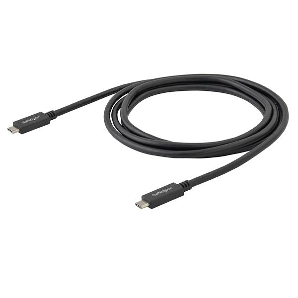 2m (6ft) USB C Cable with Power Delivery (3A) - M/M - USB 3.0 - USB-IF Certified