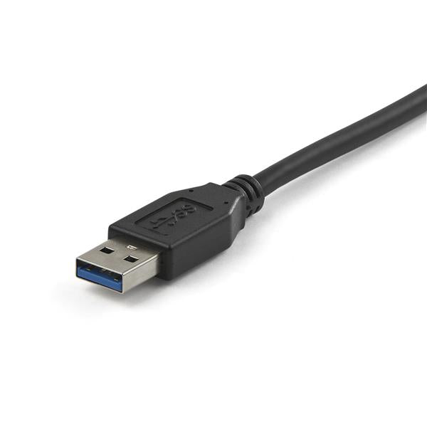 USB-C to USB-A cable, 91cm, USB 3.1 certified, supports 10Gbps data transfer and fast charging for USB-C devices.