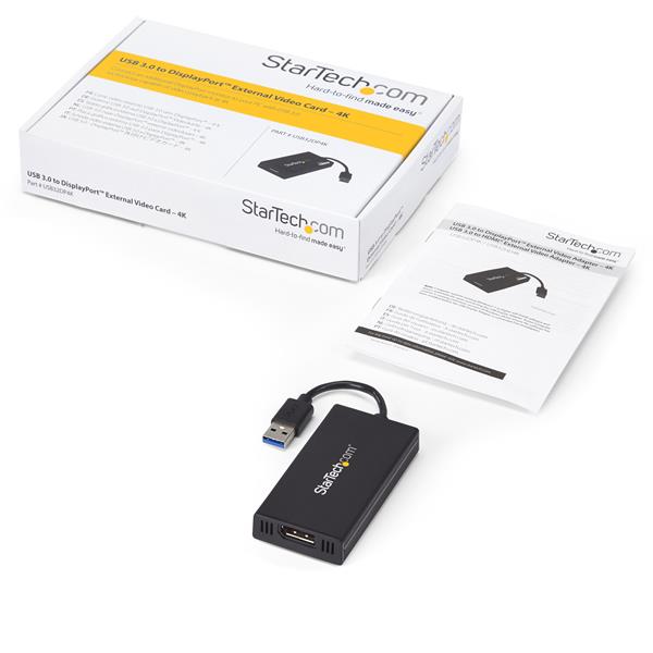 USB 3.0 to 4K DisplayPort External Graphics Adapter – DisplayLink –  Ultra HD 4K