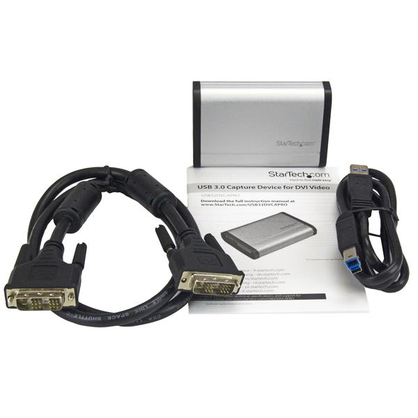 USB 3.0 Capture Device for High-Performance DVI Video - 1080p 60fps - Aluminum