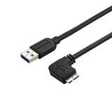 Slim Micro USB 3.0 Cable - M/M - Right-Angle Micro-USB - 0.5m (20in)