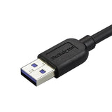 Slim Micro USB 3.0 Cable - M/M - Right-Angle Micro-USB - 0.5m (20in)
