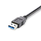 1,5m (5 ft) Black Desktop SuperSpeed USB 3.0 Extension Cable - A to A M/F