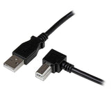 2m Right Angle USB Printer Cable - USB 2.0 A to B