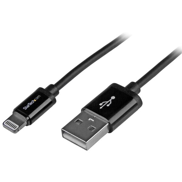 USB to Lightning Cable - Apple MFi Certified - 1 m (3 ft.) - Black