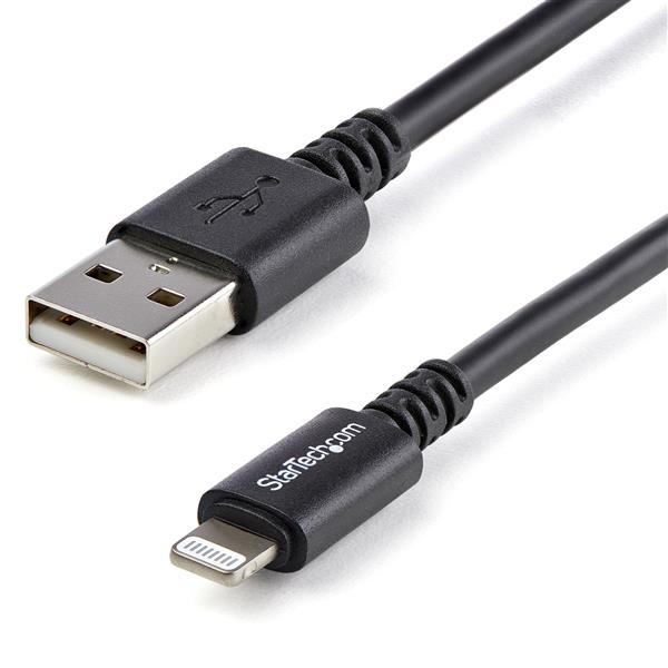 USB to Lightning Cable - Apple MFi Certified - Long - 3 m (10 ft.) - Black