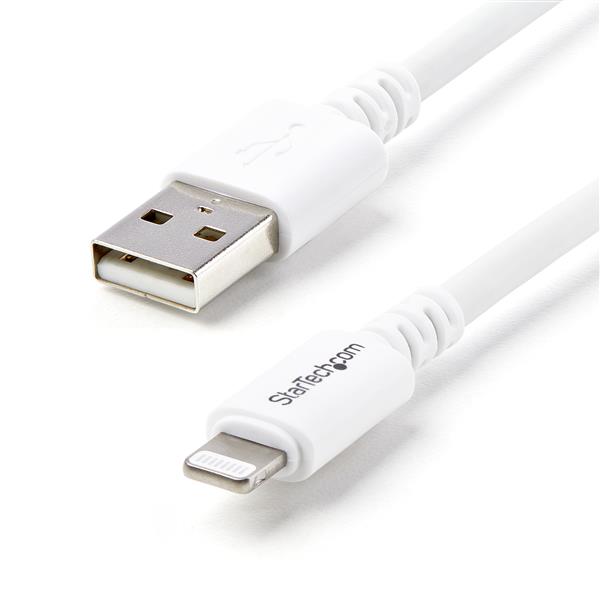 USB to Lightning Cable - Apple MFi Certified - Long - 3 m (10 ft.) - White