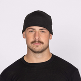 Warm Beanie 100% Merino - Black