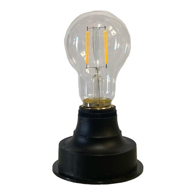 Set of 4 LED light bulbs, 9 x 9 x 16cm, energy-efficient, warm glow, ideal for home or office lighting.