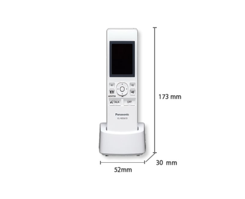 Panasonic Residential Video Intercom DECT Kit Sub Monitor - Wireless (173mm)