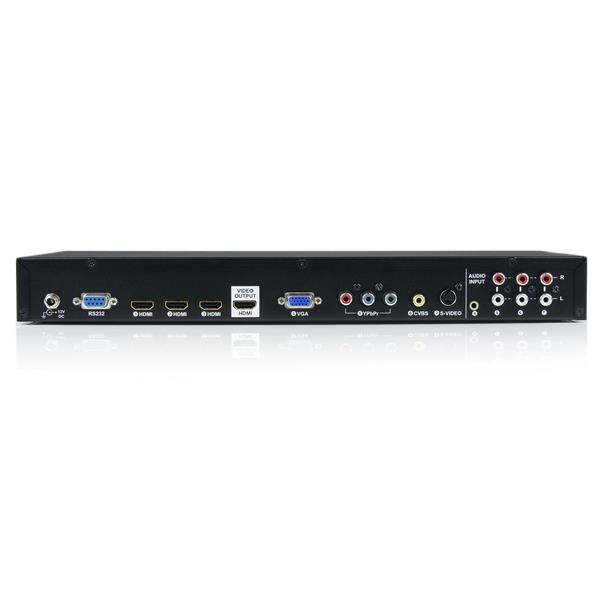 Multiple Video Input with Audio to HDMI Scaler Switcher - HDMI / VGA / Component