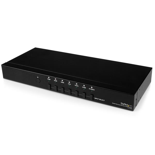 Multiple Video Input with Audio to HDMI Scaler Switcher - HDMI / VGA / Component